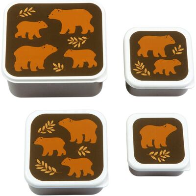 Lunchboxy dla dzieci BEARS / A Little Lovely Company Lunchboxy dla dzieci BEARS / A Little Lovely Company
