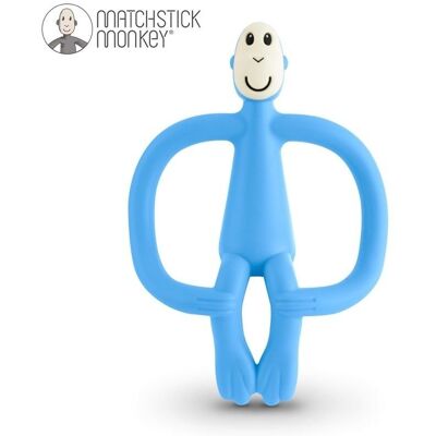 Matchstick Monkey, Gryzak masujący ze szczoteczką, Light Blue Matchstick Monkey, Gryzak masujący ze szczoteczką, Light Blue