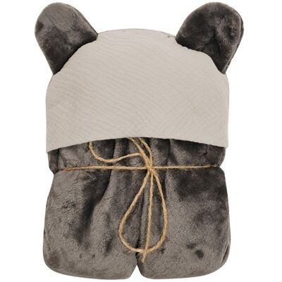 Babymatex Koala Muslin Koc - Brązowy Ciemny - Produkt dla Dzieci Babymatex Koala Muslin Koc - Brązowy Ciemny - Produkt dla Dzieci