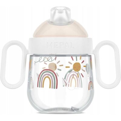 MEPAL KUBEK DZIECIĘCY NIEKAPEK MIO SUNSHINE & RAINBOW 200 ML 108017065245 MEPAL KUBEK DZIECIĘCY NIEKAPEK MIO SUNSHINE & RAINBOW 200 ML 108017065245