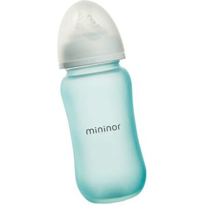 Butelka dla niemowląt Mininor - 240 ml, Twarda, Wrażliwa na temperaturę, Anti-kolika Butelka dla niemowląt Mininor - 240 ml, Twarda, Wrażliwa na temperaturę, Anti-kolika