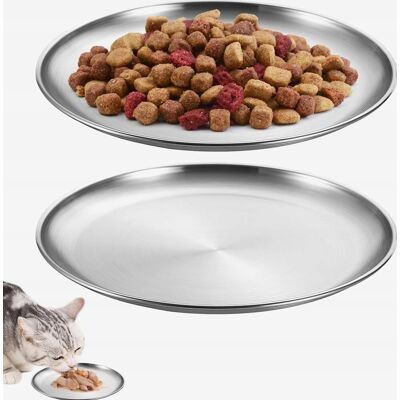 Inny producent MISKA 14 CM 2 SZTUKI PŁASKA NIERDZEWNA STAL KARMA WODA SZEROKIE WĄSY Inny producent MISKA 14 CM 2 SZTUKI PŁASKA NIERDZEWNA STAL KARMA WODA SZEROKIE WĄSY