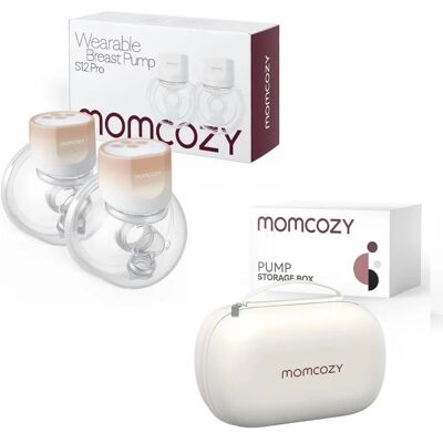 Momcozy S12 Pro Podwójny pomarańczowy Laktator 180ml Momcozy S12 Pro Podwójny pomarańczowy Laktator 180ml