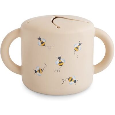 Mushie Kubek na Przekąski dla Dzieci 400 ml Bees Mushie Kubek na Przekąski dla Dzieci 400 ml Bees