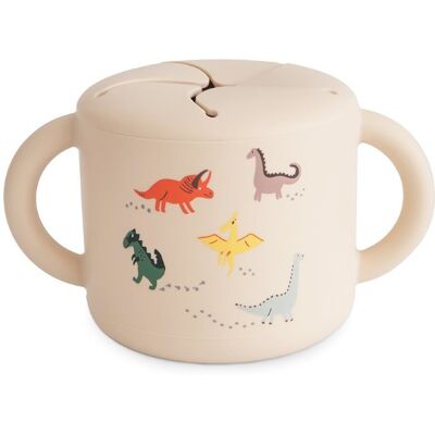 Mushie - Kubek niewysypek na przekąski,dinosaurs Mushie - Kubek niewysypek na przekąski,dinosaurs
