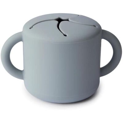 Mushie, Kubek niewysypek na przekąski, Snack Cup, Stone Mushie, Kubek niewysypek na przekąski, Snack Cup, Stone