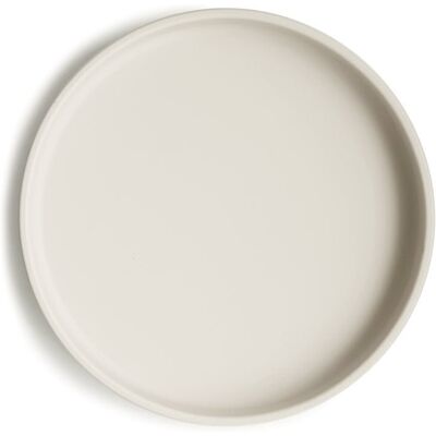 Mushie - ClassicSiliconePlate - Kość słoniowa - Baby dish Mushie - ClassicSiliconePlate - Kość słoniowa - Baby dish
