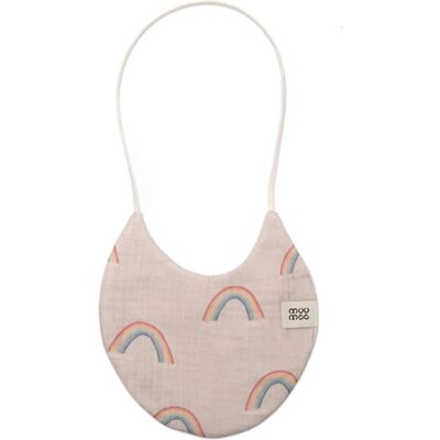 Inny producent Muumee - Śliniaczek Ozdobny Dwustronny Z Organicznej Bio Bawełny Muślin Rainbow & Dream Inny producent Muumee - Śliniaczek Ozdobny Dwustronny Z Organicznej Bio Bawełny Muślin Rainbow & Dream
