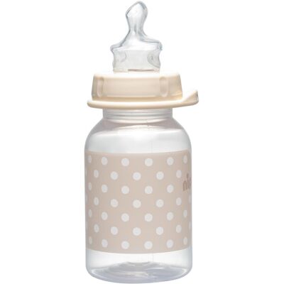 nip Butelka standard 125 ml, unisex, 0-6m+, smoczek przepływ S, silikon nip Butelka standard 125 ml, unisex, 0-6m+, smoczek przepływ S, silikon