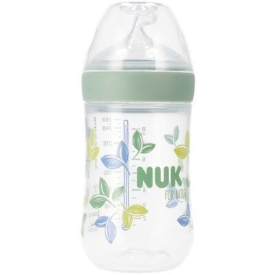 Nuk 742005 Butelka 260 Ml For Nature Smoczek Sil. M Nuk 742005 Butelka 260 Ml For Nature Smoczek Sil. M