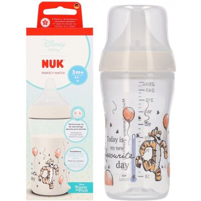 NUK Butelka 260 ml M silikon Tygrys 10216333 NUK Butelka 260 ml M silikon Tygrys 10216333