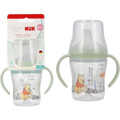 NUK Butelka do nauki picia z ustnikiem niekapkiem Perfect Match 150ml Kubuś 10215393 NUK Butelka do nauki picia z ustnikiem niekapkiem Perfect Match 150ml Kubuś 10215393