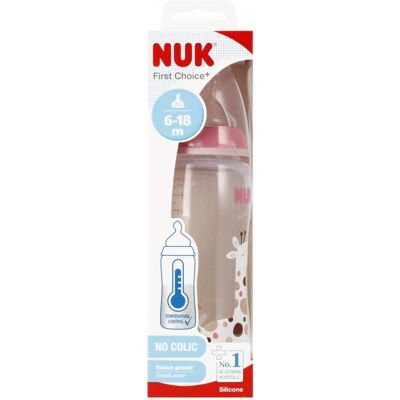 NUK Butelka wskaźnik temp. 300ml 6-18m NUK Butelka wskaźnik temp. 300ml 6-18m