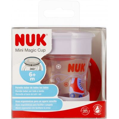 NUK Kubek 160 ml 6m Mini Magic Cup czerwony NUK Kubek 160 ml 6m Mini Magic Cup czerwony