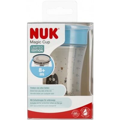 NUK Kubek 230 ml 8m Magic Cup niebieski NUK Kubek 230 ml 8m Magic Cup niebieski