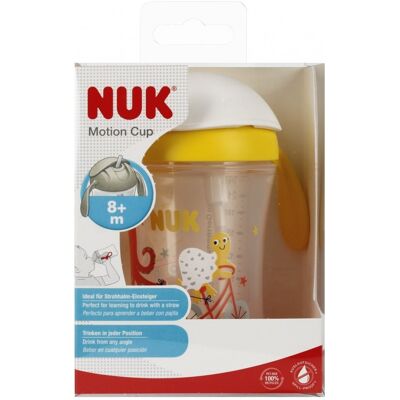 NUK Kubek 230 ml 8m Motion Cup żółty NUK Kubek 230 ml 8m Motion Cup żółty
