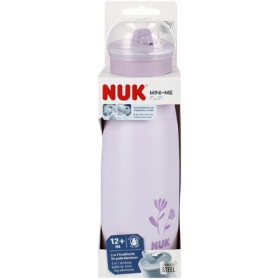 NUK Kubek 500 ml 12m Mini-Me Flip stal fiolet NUK Kubek 500 ml 12m Mini-Me Flip stal fiolet
