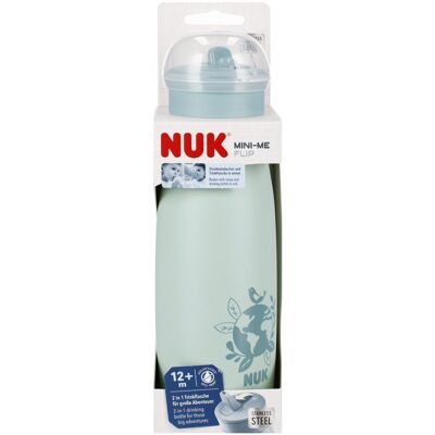 NUK Kubek 500 ml 12m Mini-Me Flip stal zielony NUK Kubek 500 ml 12m Mini-Me Flip stal zielony
