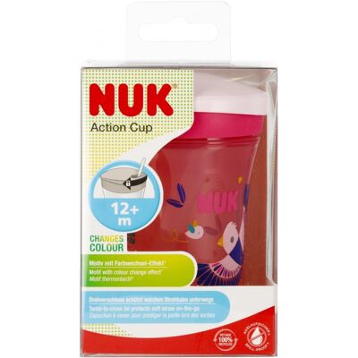 Euro-Trade Nuk, Kubek Ev Act Cup+12m Roz 10255574 1/4, 230 ml Euro-Trade Nuk, Kubek Ev Act Cup+12m Roz 10255574 1/4, 230 ml