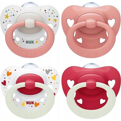 NUK Star Day & Night Baby Dummy - Smoczek dla 18-36 miesięcy - Uspokaja 99% niemowląt NUK Star Day & Night Baby Dummy - Smoczek dla 18-36 miesięcy - Uspokaja 99% niemowląt