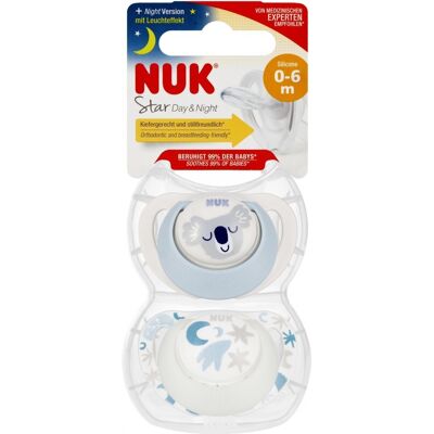 NUK - Star Baby - Niebieski - 0-6 miesięcy - pacifier NUK - Star Baby - Niebieski - 0-6 miesięcy - pacifier