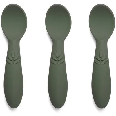 Nuuroo - Ella - Dusty green - 3-pack - Zestaw łyżeczek Nuuroo - Ella - Dusty green - 3-pack - Zestaw łyżeczek