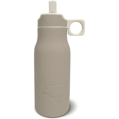 Nuuroo silikonowy bidon ze słomką dla niemowlaka LAU Cobblestone 400 ml Nuuroo silikonowy bidon ze słomką dla niemowlaka LAU Cobblestone 400 ml