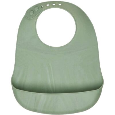 Nuuroo śliniak silikonowy z kieszonką dla niemowlaka TEX Light Green Nuuroo śliniak silikonowy z kieszonką dla niemowlaka TEX Light Green