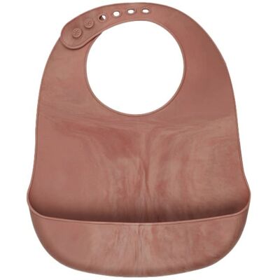 Nuuroo śliniak silikonowy z kieszonką dla niemowlaka TEX Red Nuuroo śliniak silikonowy z kieszonką dla niemowlaka TEX Red