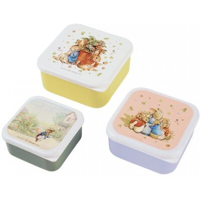 Petit Jour Paris Lunch Box 3 Szt/kpl Królik Piotruś Petit Jour Paris Lunch Box 3 Szt/kpl Królik Piotruś