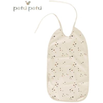 Petú Petú Petu Petu śliniak z kieszonką wodoodporny długi Dots Petú Petú Petu Petu śliniak z kieszonką wodoodporny długi Dots