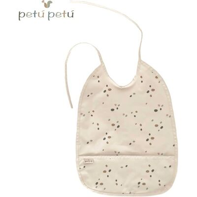Petú Petú Petu Petu śliniak z kieszonką wodoodporny Dots Petú Petú Petu Petu śliniak z kieszonką wodoodporny Dots