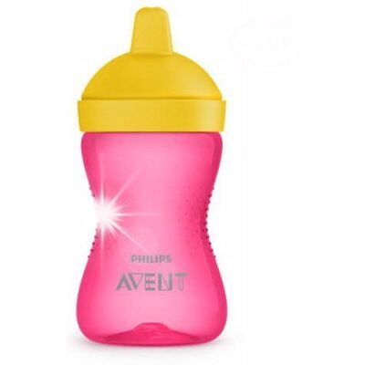 Philips Avent kubek z twardym ustnikiem 300 ml różowy 18m+ SCF804/04 Philips Avent kubek z twardym ustnikiem 300 ml różowy 18m+ SCF804/04