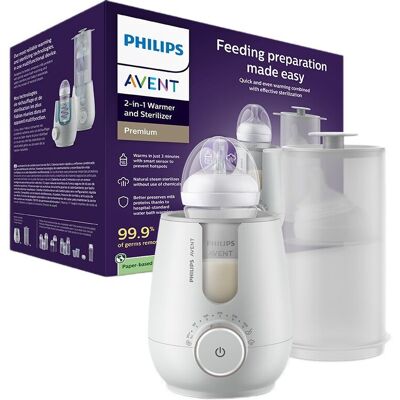 Philips Avent Podgrzewacz Do Butelek Ze Sterylizatorem 2w1 Philips Avent Podgrzewacz Do Butelek Ze Sterylizatorem 2w1