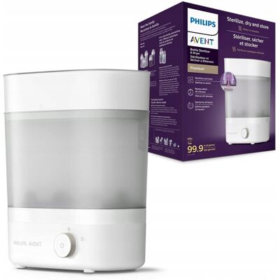 Philips Avent SCF293/00 Sterylizator Parowy do Butelek z Funkcją Suszenia Philips Avent SCF293/00 Sterylizator Parowy do Butelek z Funkcją Suszenia