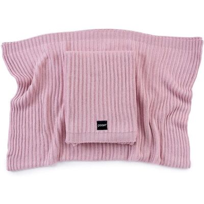 Poofi Kocyk Bambusowy Oslo Kolor: Vintage Pink Poofi Kocyk Bambusowy Oslo Kolor: Vintage Pink