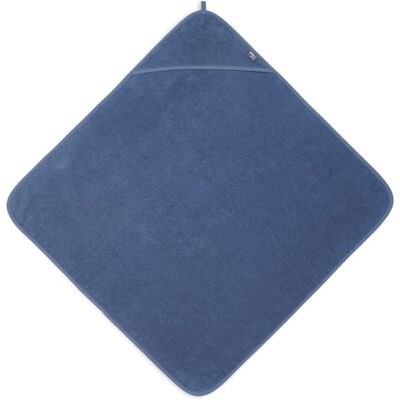 Jollein Ręcznik kąpielowy dla niemowląt z kapturem Jeans Blue - Ręcznik kąpielowy dla dzieci Jollein Ręcznik kąpielowy dla niemowląt z kapturem Jeans Blue - Ręcznik kąpielowy dla dzieci