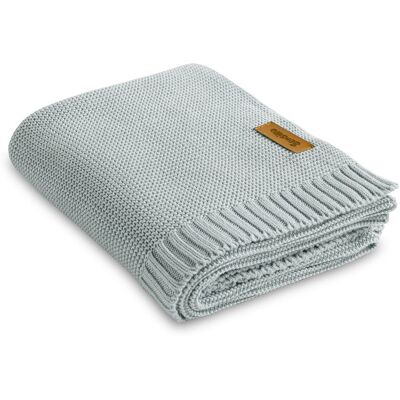 Sensillo, Kocyk Bambus-Bawełna 100x80cm, Baby Grey Sensillo, Kocyk Bambus-Bawełna 100x80cm, Baby Grey