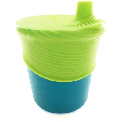 Silikids, Kubek z Ustnikiem, Teal/Lime Silikids, Kubek z Ustnikiem, Teal/Lime