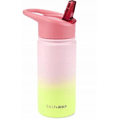 Skip Hop Butelka Termiczna z Ustnikiem 450ml Ombre Pink Wander Skip Hop Butelka Termiczna z Ustnikiem 450ml Ombre Pink Wander