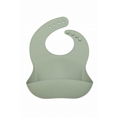 Śliniak Silikonowy Sage Green Loulou Lollipop Śliniak Silikonowy Sage Green Loulou Lollipop