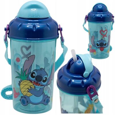Stor Stitch Bidon bez Bpa Bezpieczny Butelka na Wodę dla Dzieci 465 Ml Stor Stitch Bidon bez Bpa Bezpieczny Butelka na Wodę dla Dzieci 465 Ml