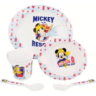 Zestaw kuchenny Mickey Mouse - Bezpieczny w mikrofalówce, BPA-free Zestaw kuchenny Mickey Mouse - Bezpieczny w mikrofalówce, BPA-free