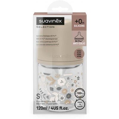 Suavinex Marka SX Pro Butelka dla Niemowląt - Fiziologiczne Anti-Kolki Szklana Suavinex Marka SX Pro Butelka dla Niemowląt - Fiziologiczne Anti-Kolki Szklana