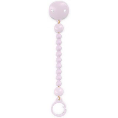 Suavinex Klips do smoczka z silikonem w kolorze lawendy - Baby Clip Suavinex Klips do smoczka z silikonem w kolorze lawendy - Baby Clip