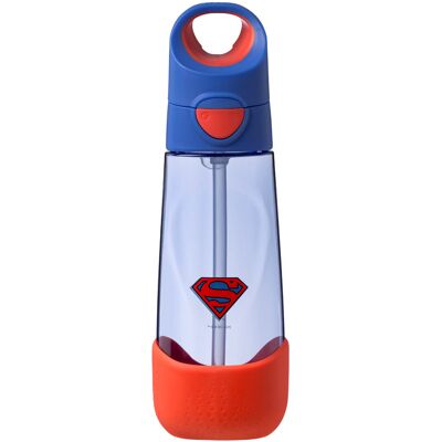 Superman by b.box Butelka na wodę tritanowa ze słomką 600 ml Superman by b.box Butelka na wodę tritanowa ze słomką 600 ml