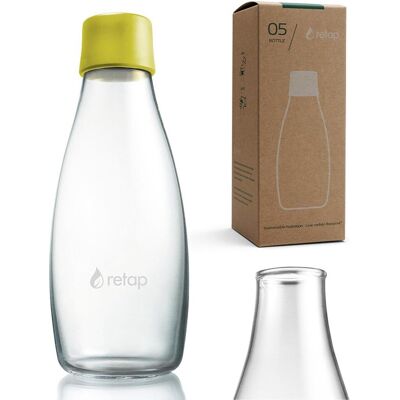 Szklana butelka na wodę Retap Original 500 ml - Mustard Yellow Szklana butelka na wodę Retap Original 500 ml - Mustard Yellow