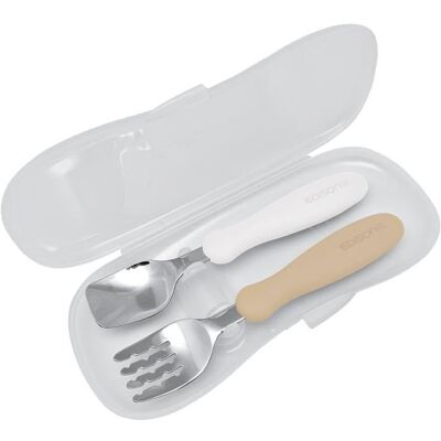 Inny producent Sztućce z etui milk/potato Inny producent Sztućce z etui milk/potato