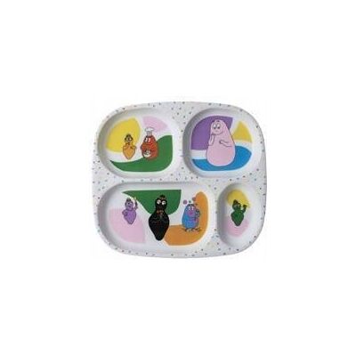 Talerz z przegródkami dla dzieci, Barbapapa Petit Jour Paris Talerz z przegródkami dla dzieci, Barbapapa Petit Jour Paris