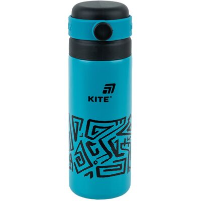 Termos Z Kubkiem Dla Dzieci Metalowy Sitko 500 Ml Turkusowy Kite Termos Z Kubkiem Dla Dzieci Metalowy Sitko 500 Ml Turkusowy Kite